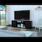 Tuhome Prana Tv Stand fot TV's up 60 in. Four Shelves, Two Cabinets With Single Door, Black RLW5600 - alternate 3